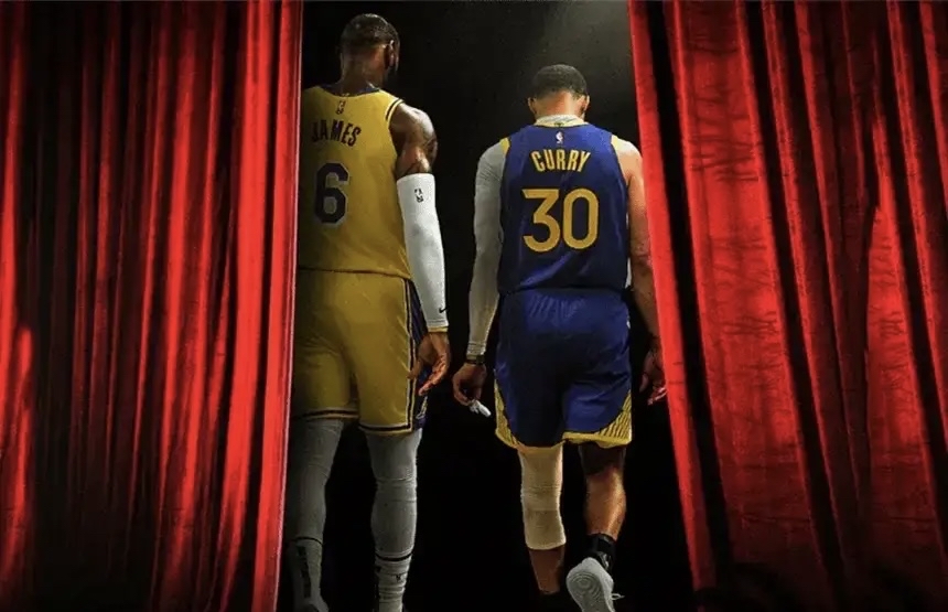 王朝之争：勇士对抗湖人，库里与詹姆斯的对决