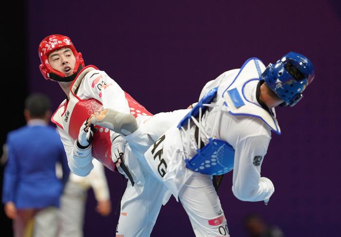 跆拳道选手凭借一技之长成功晋级 跆拳道选手凭借一技之长成功晋级